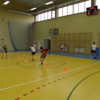 I etap „Małego projektu” pt. „Organizacja szkolenia dla dzieci i młodzieży w sekcji piłki nożnej, siatkówki, unihokeja i boksu w Krzęcinie”.