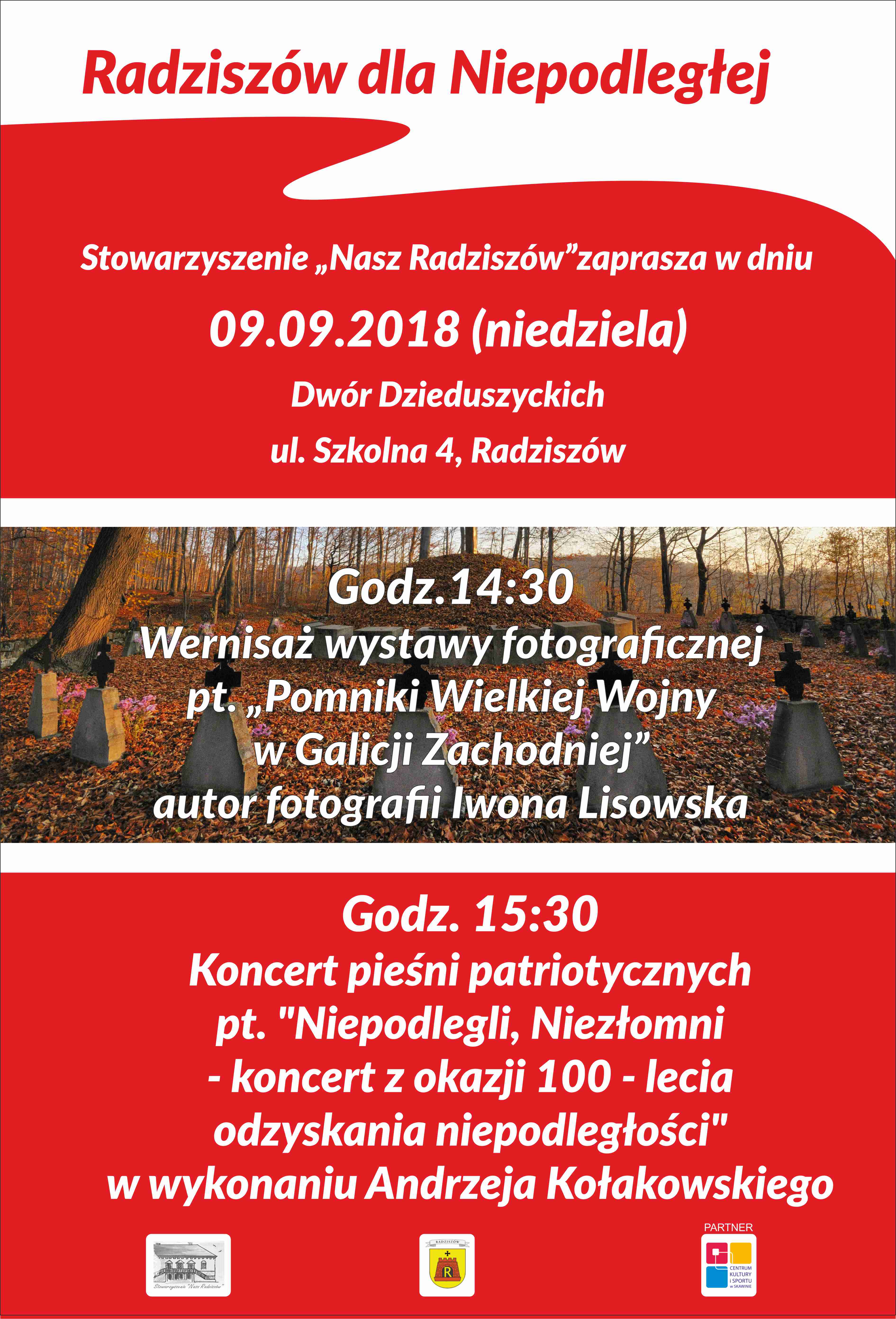 plakat wystawa Iwona Lisowska 09.09.2018