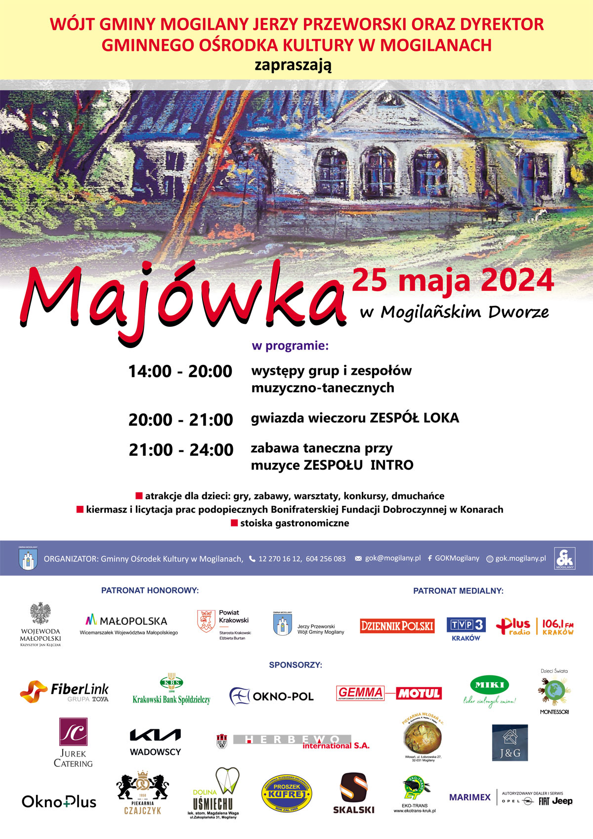 plakat Majówka 2024